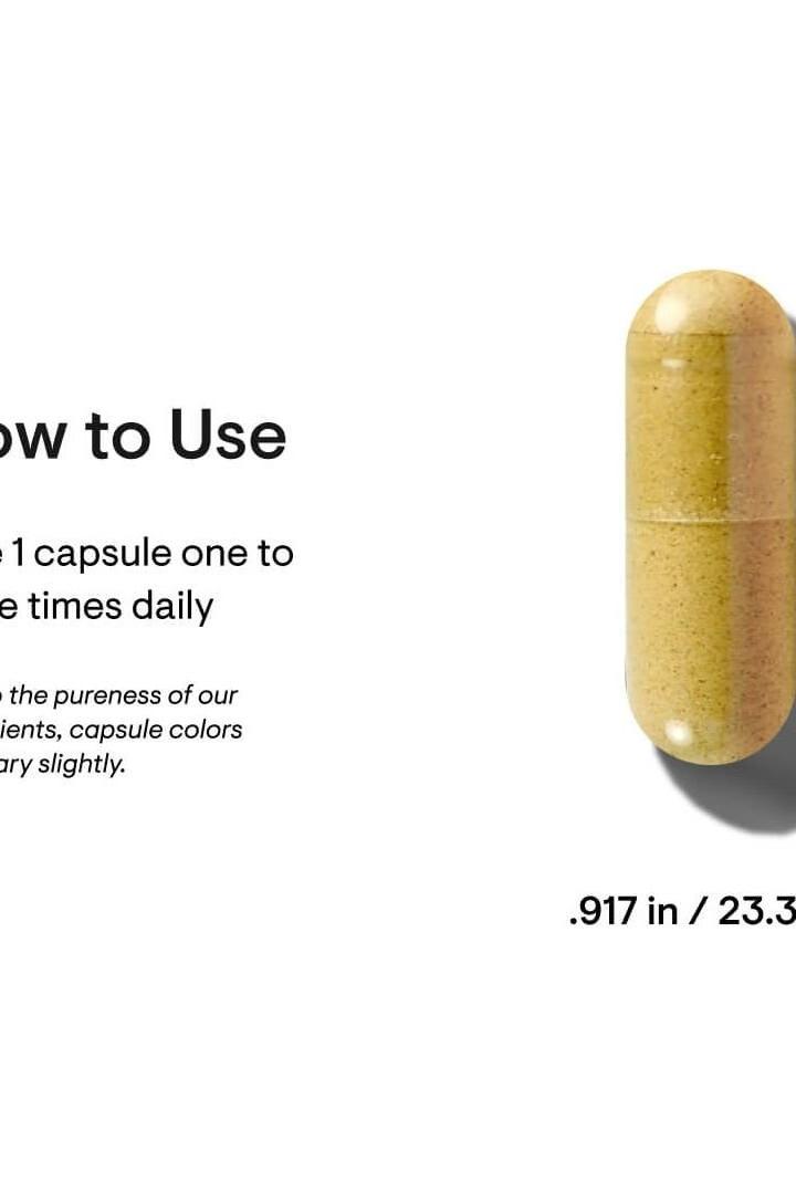 Thorne Stress B-Complex capsule with usage instructions for daily intake. Thorne Stress B-Complex capsule with usage instructions for daily intake.
