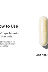 Thorne Vitamin K capsule with usage instructions to take one to three times daily.