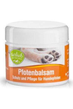 Tierlieb Paw Wax for dogs in a white container, designed to protect and care for canine paws.
