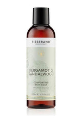Tisserand Bergamot & Sandalwood Comforting Bath Soak, 200 ml, natural relaxing bath product