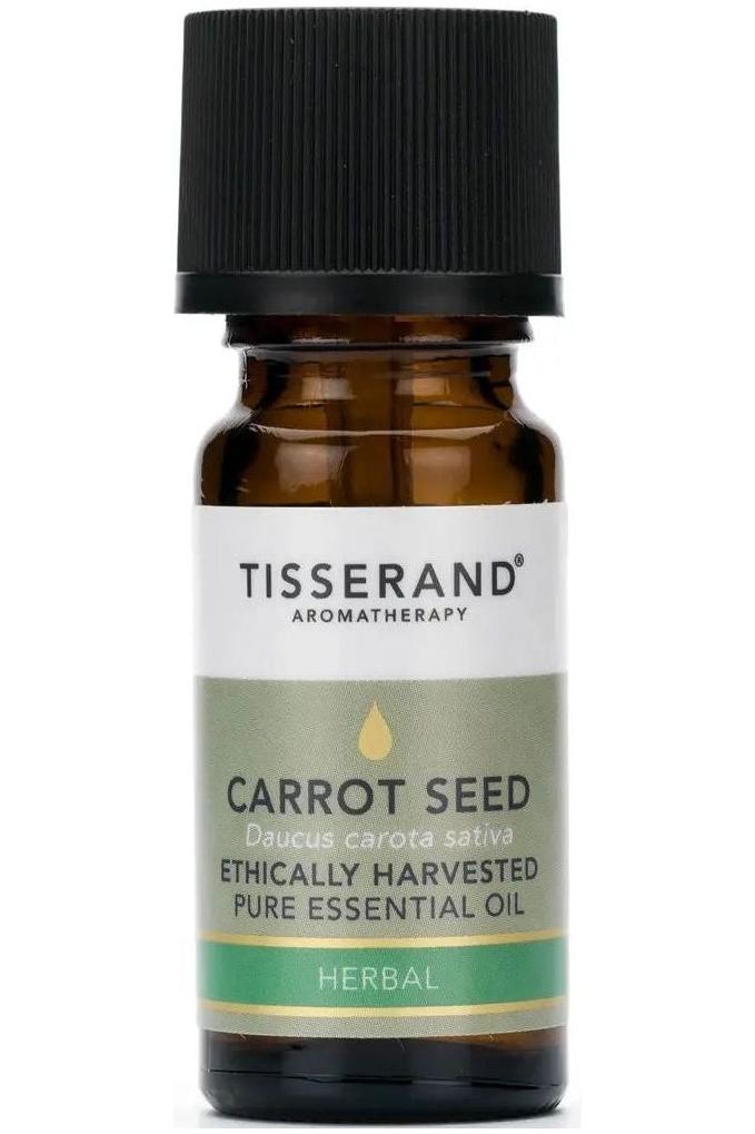 Tisserand Aromatherapy Carrot Seed essential oil 9ml, ethically harvested, natural skincare solution for anti-aging.