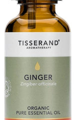Tisserand Aromatherapy Ginger Organic Essential Oil 30 ml bottle with a distinctive label.