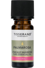 Tisserand Aromatherapy Palmarosa Oil 30ml, ethically harvested essential oil with calming and antibacterial properties.