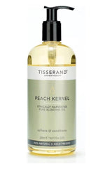 Tisserand Aromatherapy Peach Kernel Massage Oil 500ml, natural, ethically harvested, rich in vitamin E.