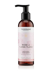 Tisserand Aromatherapy Rose & Ylang Ylang Indulgent Hand Wash 195 ml with natural ingredients for effective cleansing.