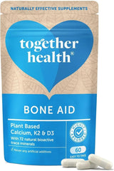 Together Bone Aid supplement pack with calcium, K2, D3 for better bone health and immunity, 60 capsules.
