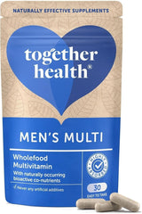 Together Men's Multi - Wholefood multivitamin supplement for men's health with 30 easy-to-take capsules.