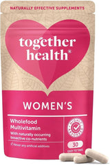 Together Women's Multi supplements pack with 30 capsules for women's health support.