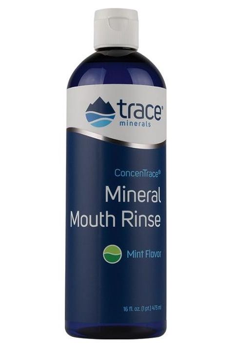 Trace Minerals - ConcenTrace Mineral Mouth Rinse, Mint - 473 ml. - Nutri.se