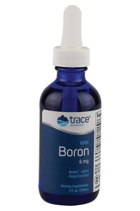 Trace Minerals - Ionic Boron, 6mg - 59 ml. - Nutri.se