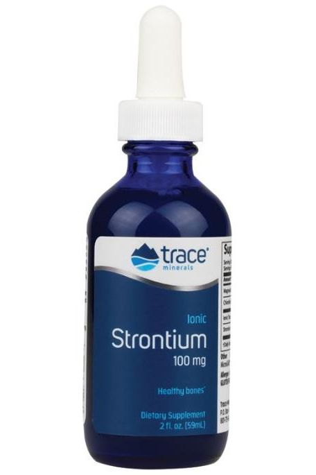 Trace Minerals - Ionic Strontium, 100mg - 59 ml. - Nutri.se