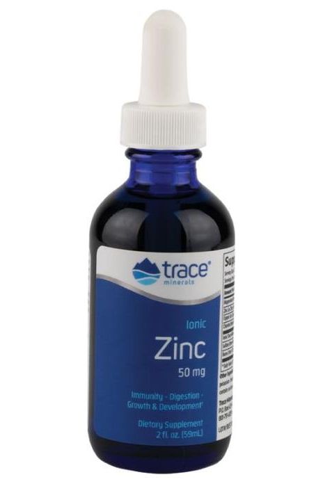 Trace Minerals - Ionic Zinc, 50mg - 59 ml. - Nutri.se
