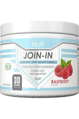JOIN-IN joint health supplement by tbJP in raspberry flavor, with UCII for optimal ligament and joint support.