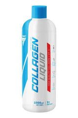 Trec Nutrition Collagen Liquid, 1000 ml bottle, promotes collagen formation with Vitamin C, ideal for athletes.