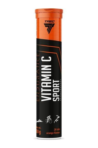 Trec Nutrition - Endurance Vitamin C Sport Effervescent Orange - 20 tabs - Nutri.se