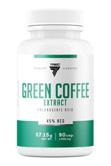 Trec Nutrition Green Coffee Extract, 90 capsules for metabolism boost and weight loss support.