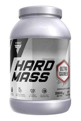 Trec Nutrition Hard Mass protein supplement in chocolate flavor, 2800g, designed for muscle growth and recovery.