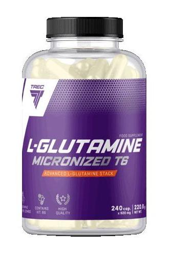 Trec Nutrition - L-Glutamine Micronized T6 - 240 caps - Nutri.se