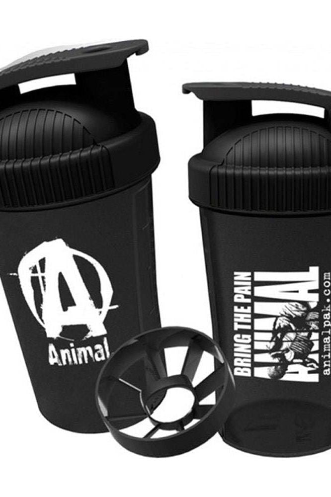 Universal Nutrition Animal Fury Shaker Cup in black, featuring durable design and innovative strainer for mixing drinks. Universal Nutrition Animal Fury Shaker Cup in black, featuring durable design and innovative strainer for mixing drinks.