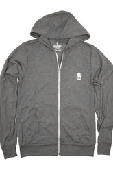 Universal Nutrition Animal Lightweight Hoodie in grey, featuring a comfortable fit and stylish design.