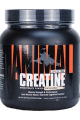 Animal Micronized Creatine Powder Unflavored 500g for muscle strength and performance enhancement