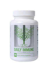 Universal Nutrition Daily Immune supplement bottle with 60 tablets for everyday immune support.