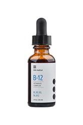 USA Medical B-12 Complex dropper bottle with vitamins B2, B3, B5, B6, B12, 30 ml.