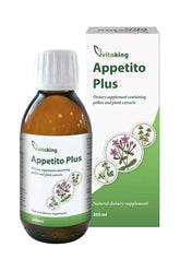 Vitaking Appetito Plus 200 ml herbal syrup for digestion support and healthy appetite.