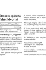 Vitaking Cinnamon 375 mg supplement label details for dietary support and health benefits.