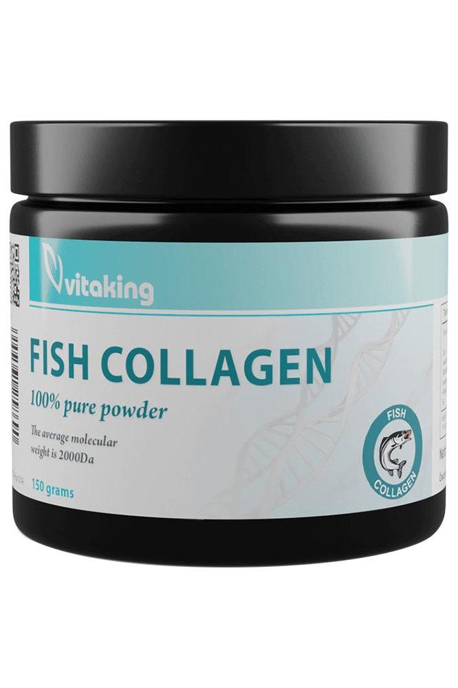 Vitaking Fish Collagen powder 150g for skin health, nails, hair, joint support, and digestion.
