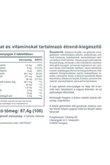 Supplement facts for Vitaking Iron All dietary supplement with ingredients and nutritional information.