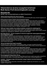 Vitaking Multi Profi Senior packaging displaying vitamin and mineral content for seniors' health support