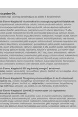 Ingredient list for Vitaking Multi Profi Teens dietary supplement detailing vitamins and minerals for teen health.