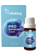 Vitaking Probioticum Complex 6 ml bottle and box, promoting digestion and immune support.