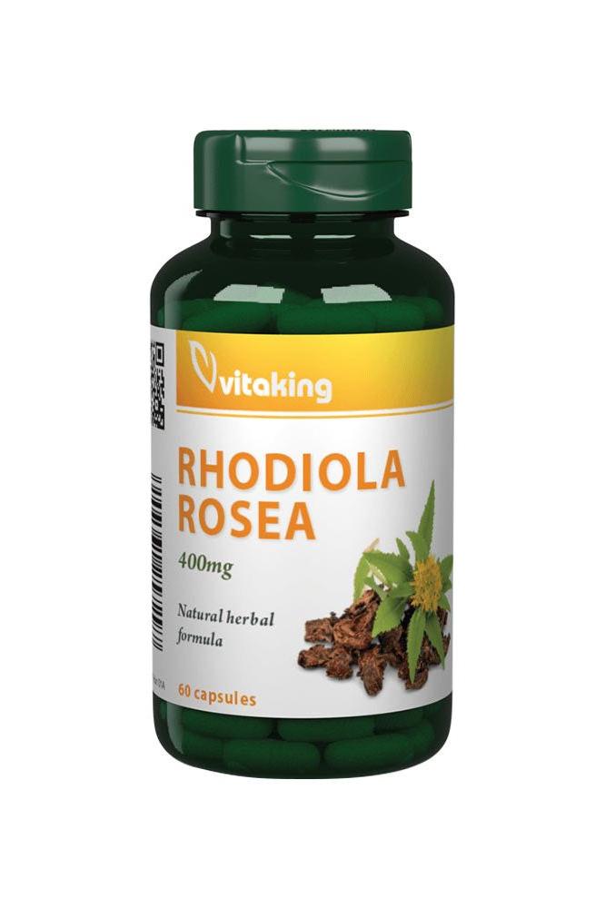Vitaking Rhodiola Rosea 400mg herbal capsules for increased energy and focus