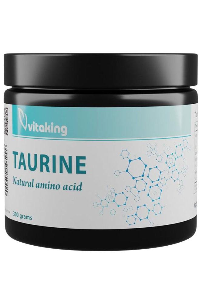 Vitaking Taurine powder 300g for energy, heart health, and muscle recovery - natural amino acid supplement
