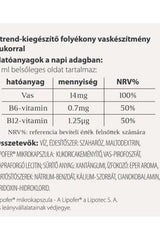 Nutritional information for Vitaking Vitafer Iron Syrup showing ingredients and daily values.