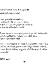 Vitaking Vitemix Multivitamin Syrup instructions on usage and dosage, 200 ml packaging details.