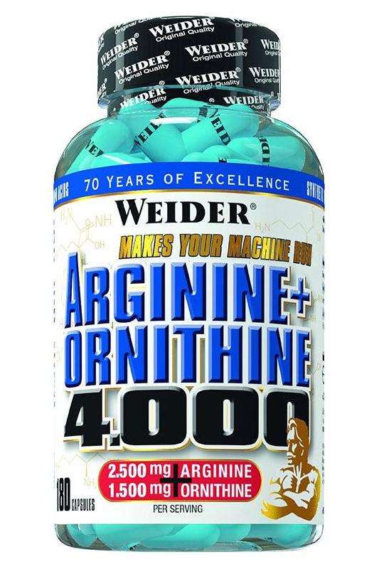 Weider - Arginine + Ornithine 4000 - 180 caps - Nutri.se Weider - Arginine + Ornithine 4000 - 180 caps - Nutri.se