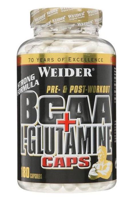 Weider - BCAA + L-Glutamine Caps - 180 caps - Nutri.se Weider - BCAA + L-Glutamine Caps - 180 caps - Nutri.se