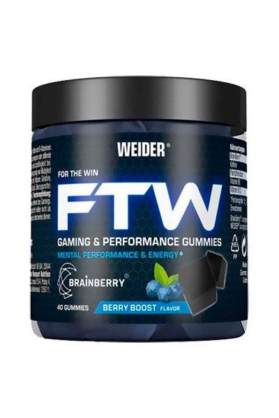 Weider - FTW Gaming & Performance Gummies Berry Boost - 40 gummies - Nutri.se