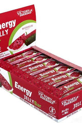 Weider Victory Endurance Energy Jelly Bar packaging with watermelon flavor, featuring 24 x 32g bars designed for quick energy.