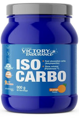 Weider Victory Endurance ISO CARBO 900g orange flavor container, designed for hydration and energy during workouts.
