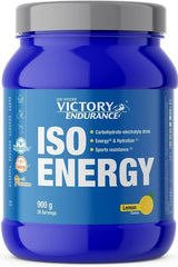 Weider Victory Endurance Iso Energy drink in lemon flavor, 900g, enhances hydration and muscle recovery during workouts.