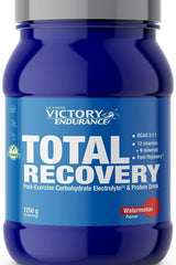 Weider Victory Endurance Total Recovery supplement bottle, watermelon flavor, designed for optimal post-exercise recovery.