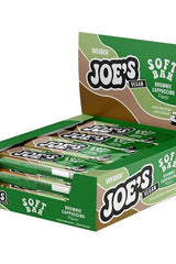 Weider Joe's Vegan Soft Bar in Brownie Cappuccino flavor, packed with protein and low in sugar.