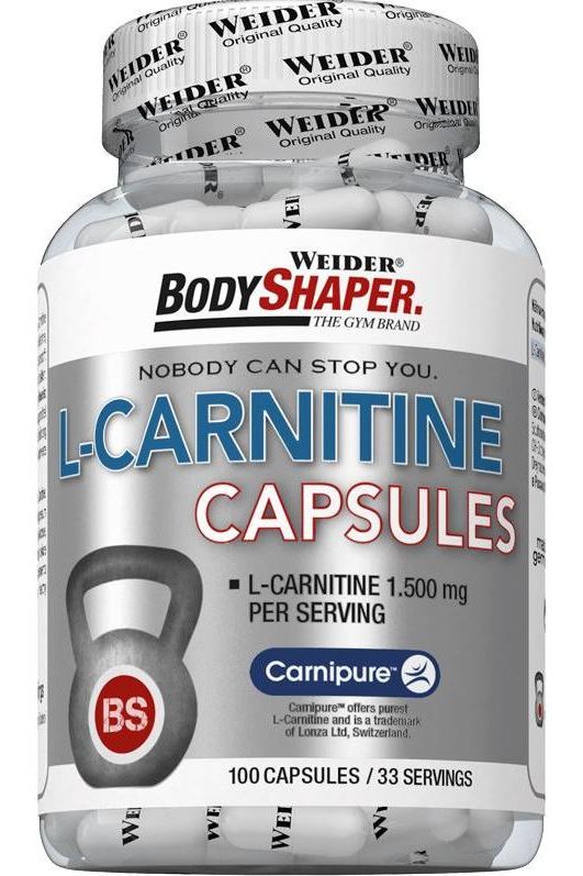 Weider - L-Carnitine Capsules - 100 caps - Nutri.se
