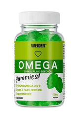 Weider - Omega Gummies Lime - 50 gummies - Nutri.se