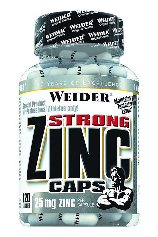 Weider - Strong Zinc 25mg - 120 caps - Nutri.se Weider - Strong Zinc 25mg - 120 caps - Nutri.se