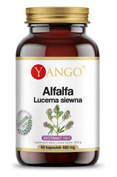 Yango Alfalfa 60 vegetariska kapslar framsida